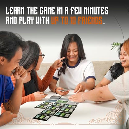 Foxmind Games - Deadlines Trivia Card Game, Pop Culture Game for up to 10 Players, Fun Board Game for Adults and Family Night, Large Group Party Game for Teens, Ages 12 and Up