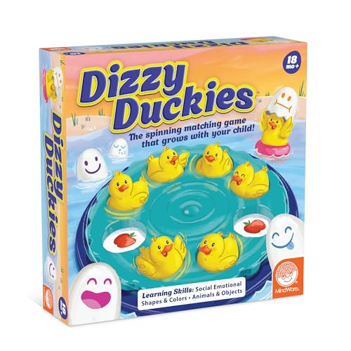 MindWare Dizzy Duckies Early Learning Matching Game - Preschool Game for Toddlers
