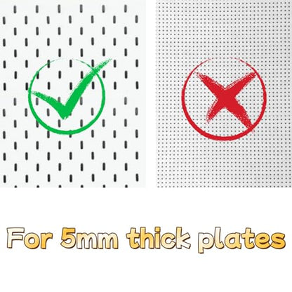 3D_ZeapoAI Headphone and Controller Holder for IKEA Skadis Pegboard Compatible with Xbox PS5 PS4 Controller 2Pcs - color: black