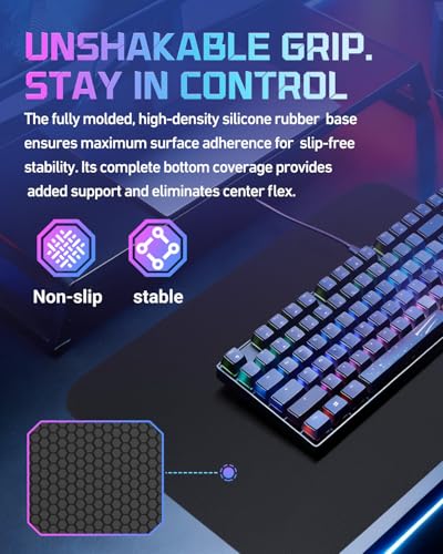 Large Glass Gaming Mouse Pad, 19.3 x 16.5 Inch FPS Tempered Glass | 3mm Tempered Glass Mouse Pad with Consistent Tracking, Sweat Resistant Surface, Smooth Speed & Control for FPS - color: Black, size: 19.29" x 16.53"