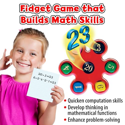 Small World Creative Math Magic Mixer Educational Math Game Ages 8+ | Addition and subtraction, Problem-solving skills, Travel-friendly game, STEM learning, Home and classroom use - style: Magic Mixer