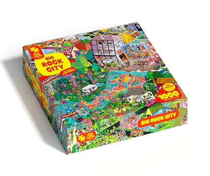 Big Rock City • 1000-Piece Puzzle by The Magic Puzzle Company • Series 4 | Original handmade art filled with tiny details. Mind-blowing magical ending. Dozens of hidden secrets. No AI. No puzzle dust.