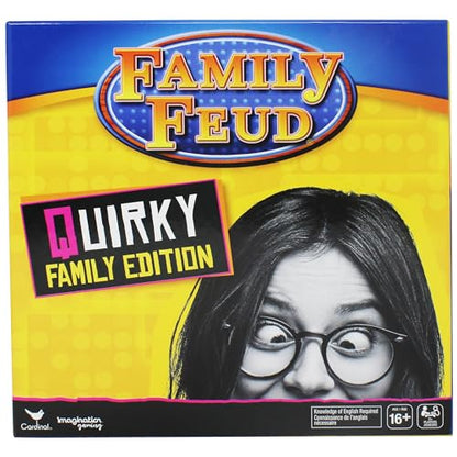 Spin Master Family Feud Board Game, Quirky Family Edition, Adult Game for Ages 16 and up - color: Quirky Family Edition