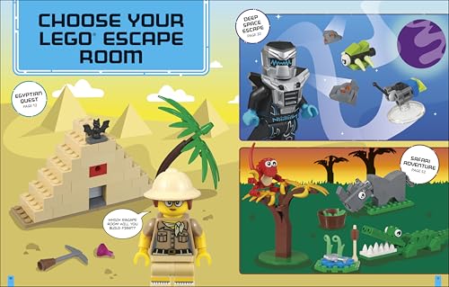 Build Your Own LEGO Escape Room: With 49 LEGO Bricks and a Sticker Sheet to Get Started