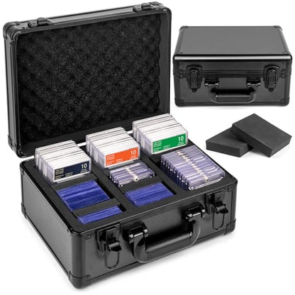 Top Loaders Storage Box, Graded Card Storage Case - Holds up to 300+ Top Loaders, Trading Card Case Sports Card Storage Boxes, PSA Card Case Slab Case Holder - size: 3 Row