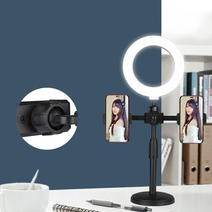 Mobile Desktop Live Streaming Bracket Position Beauty Fill Light Adjustable Disc Bracket