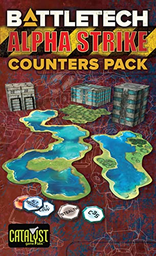 BattleTech Counters Pack Alpha Strike - Miniatures Wargame Accessory for 2+ Players, Ages 14+, 1.5 Hours+ Play Time - Essential Kit by Catalyst Game Labs