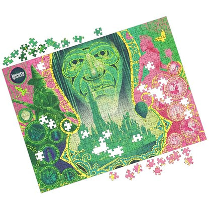 Spin Master Games Wicked Movie 500-Piece Lenticular Jigsaw Puzzle | 500-Piece Lenticular Puzzle, Screen-Free Activity, Stress Relief For Adults, Official Movie Themed Collectible Toy, Ages 8+ - style: Wicked 500 pc Emerald City Puzzle