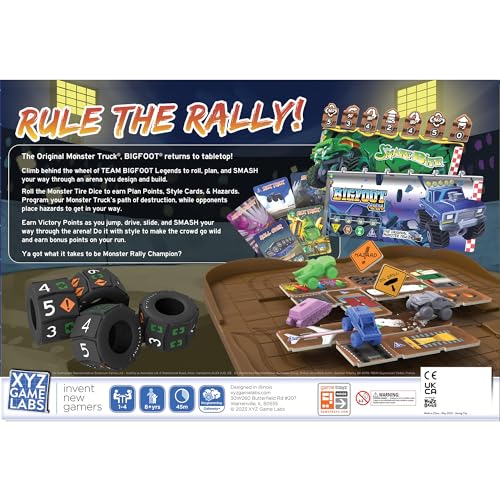 | Bigfoot: Roll & Smash - MODS Expansion | Dice & Puzzle Game | Press Your Luck Board Game | Additional 5 or 6 Players | Ages 8+ - style: Expansion