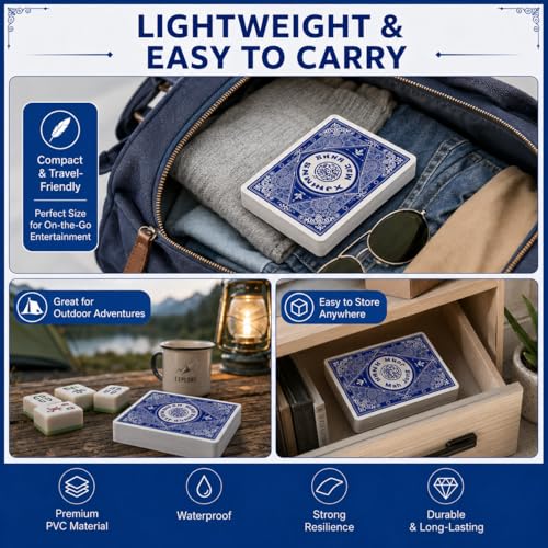 American Mahjong Playing Cards, Mahjong Playing Cards 2026, Traditional Card Game Set - style: Set