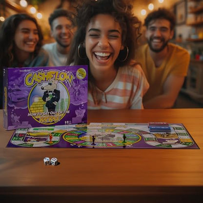 Rich Dad CASHFLOW Board Game, Educational Business & Finance Literacy Game, Ages 14 & Up - Financial Learning Games for Kids, Teens, Adults and Family - style: Adult Version