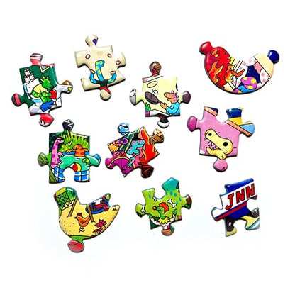 Big Rock City • 1000-Piece Puzzle by The Magic Puzzle Company • Series 4 | Original handmade art filled with tiny details. Mind-blowing magical ending. Dozens of hidden secrets. No AI. No puzzle dust.
