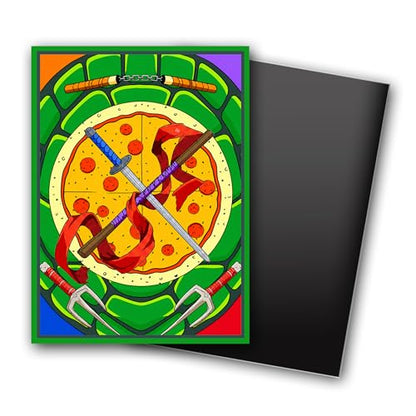 MTG Card Sleeves, 100 Count Standard Size Art Card Sleeves with Clear Front and Matte Art Back, Trading Card Deck Protector Sleeves for Magic: The Gathering (Tortoise)