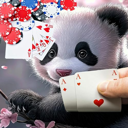 Cute Baby Panda for MTG & TCG Playmat Mouse Pad,BFDHGQZC 24" x 14" Game Mat for MTG/RPG/CCG Trading Card Game Playmats Table Mat Perfect for Card Games Video Games Computer Office - color: Cute Baby Panda