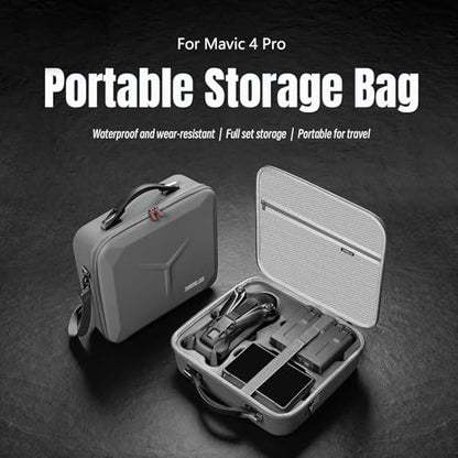 Mavic 4 Pro Carrying Case Storage Bag, Hold RC Pro 2 Remote Controller, Compatible with DJI Mavic 4 Pro Creator Combo - style: For Creator Combo
