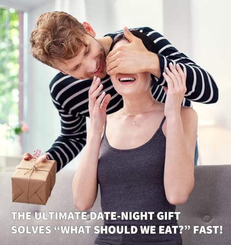Food Dice, 12-Sided Dinner Decision Dice for Date Night Couples | Choose meals, restaurants or takeout with every roll; great gift for him, her, couples, birthdays & holidays. - style: Food Dice