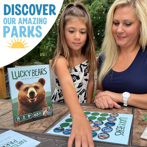 National Parks Board Game | Collectible Token Set with All 63 Parks | Family Board Game for Kids and Adults | Great National Parks Gift