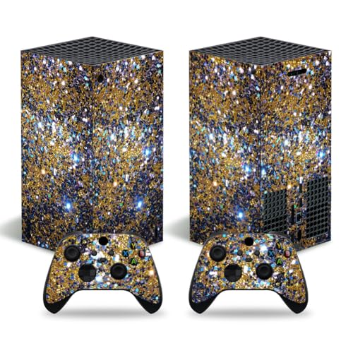 Xbox Series X Digital Stickers Full Body Vinyl Skin Decal Protective Cover for Microsoft Xbox Series X Digital Console and Controllers (Series X Digital Brown) - color: Series X digital brown