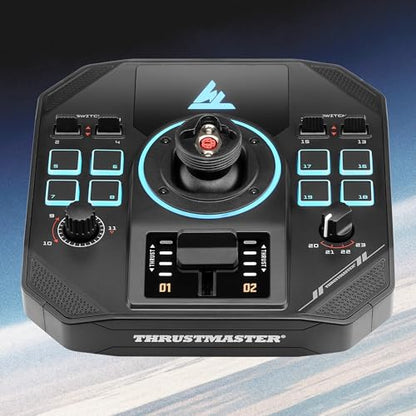 Thrustmaster Sol-R5 Modular Flight Base, with Detachable Grip - PC | 23 programable buttons, X/Y 16-bit Hall-Effect, built-in mini throttle, 3 extra axes, RGB LEDs, fits Thrustmaster grips - style: Sol-R5 Base