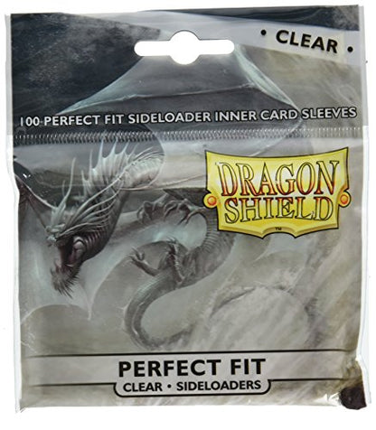 Dragon Shield Perfect Fit Sideloader Inner Card Sleeves Standard Size (100 CT) – PVC-Free Polypropylene Double-Sleeve Protection Compatible with Pokemon, One Piece & Magic The Gathering – Clear - color: Perfect Fit Sideloader, size: Standard Size