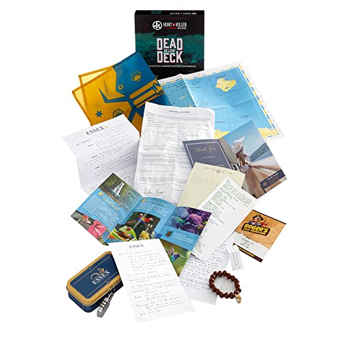 Hunt A Killer: Dead Below Deck, Solve a Murder on a Yacht, Mystery Box Game for True Crime Fans, Murder Mystery Game for Adults, Play True Detective and Crack Unsolved Mysteries, Designed for Ages 14+ - style: Dead Below Deck