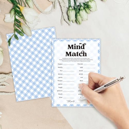 30 Pcs Party Icebreaker Games Set,"Mind Match" Theme, Suitable for Wedding, Birthday Party, Group Gatherings,Deepen Friendships with Friends,Colleagues,Family or Guests,Break the Ice -A06 - color: PB A06