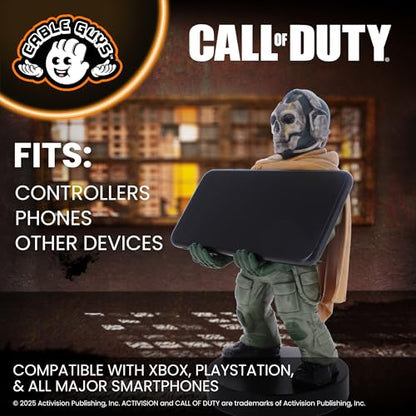 Cableguys Call of Duty Ghost Warzone Controller Holder & Phone Stand - Gaming Accessories for Room and Desk Setup, Holder Compatible with Xbox, PlayStation & Most Standard Game Controllers