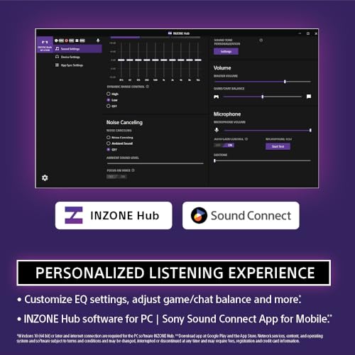 Sony INZONE Buds Wireless Noise Cancelling Gaming Earbuds, Black | Perfect for PlayStation® 5, PC/PS5/Switch/Mobile, 48Hr Battery with Case, Low Latency 2.4GHz USB-C Dongle, Truly Wireless - color: Black