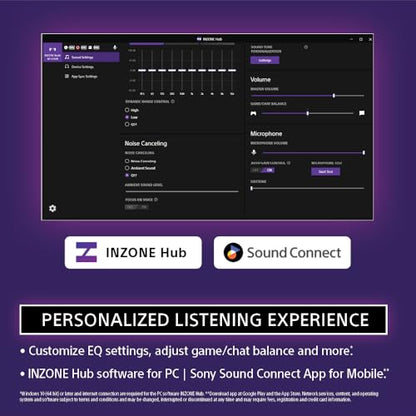 Sony INZONE Buds Wireless Noise Cancelling Gaming Earbuds, Black | Perfect for PlayStation® 5, PC/PS5/Switch/Mobile, 48Hr Battery with Case, Low Latency 2.4GHz USB-C Dongle, Truly Wireless - color: Black