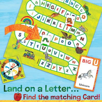 Briarpatch, The Very Hungry Caterpillar Spin & Seek ABC Game, Based On Board Books By Eric Carle, Preschool Learning For Kids