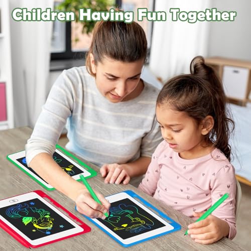 3 Pack LCD Writing Tablet for Kids, 6.5 Inch Colorful Doodle Board Drawing Tablet, Erasable Reusable Electronic Drawing Pads, Educational Learning Toys Birthday Gifts for Girls Boys Age 3 4 5 6 7 8 - color: 3 Pack(blue-green-red)