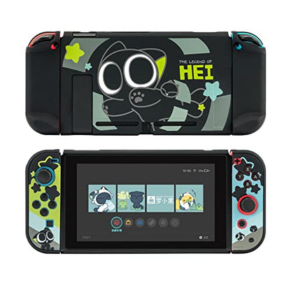 GeekShare Protective Case Slim Cover Case Compatible with Switch and Joy-Con - Shock-Absorption and Anti-Scratch - The HEI Series - color: The HEI