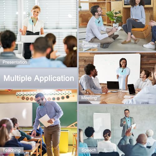 KIMAFUN Wireless Lavalier Microphone System, Wireless 2.4GHz Lapel Mics Handheld Mic 2 in 1 for Teaching, Teachers, Speech, Tour Guiding, Speaker, Amplifier, PA System, Broadcast, KM-G70(1TX1RX) - size: 1TX+1RX