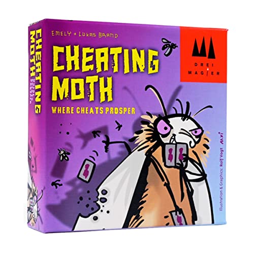 Devir - Pack Cheating Moth & Cockroach Poker Card Game, Bluffing, Cheating & Social Deduction Party Games, Fast Family Card Games, Ages 7+, 2–6 Players, (English Version) - color: Bluff & Cheat Pack
