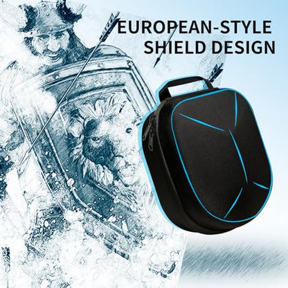 sarlar Hard Carrying Case for Meta Quest 3 VR Headset, Touch Controller and Original Fabric Head Strap, Soft Linning, Precise Slots with Lens Protector Cover, Ideal for Travel and Home Storage