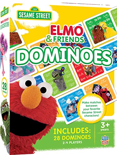 MasterPieces Kids Games - Sesame Street Picture Dominoes - Game for Kids and Family - style: Sesame Street