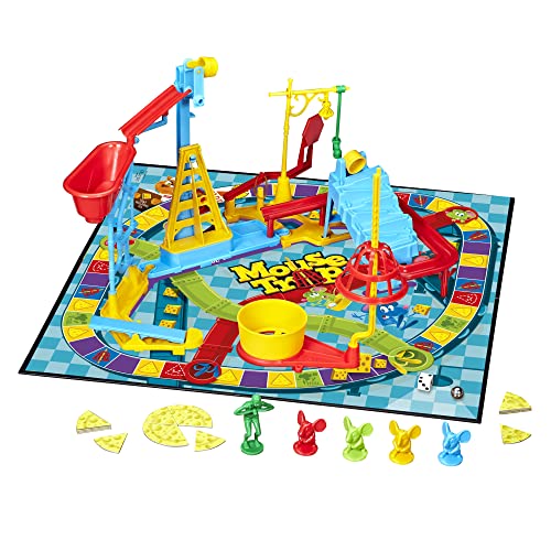 Hasbro Gaming Mouse Trap Board Game for Kids Ages 6 and Up, Classic Game for 2-4 Players, with Easier Set-Up Than Previous Versions
