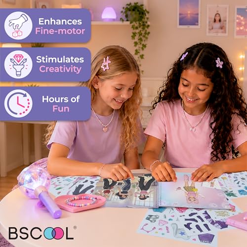 Kpop Star and I Love Fashion Designer Kit Reusable Sticker Book - color: Dress Up - K Pop Star