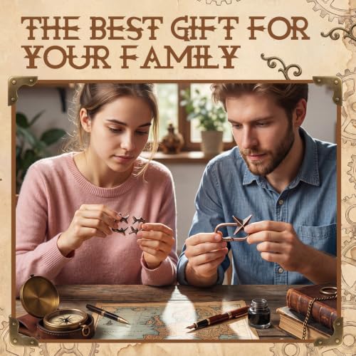 2 Pcs Metal Brain Teaser Puzzle for Adult Teen,Bull Head Snake Escape | 3D Logic Puzzle Set, Iq Education Challenge Toy, Unlock Interlocking Puzzle Gift, Brain Puzzles for Family Classroom - style: Bull Head Snake Escape