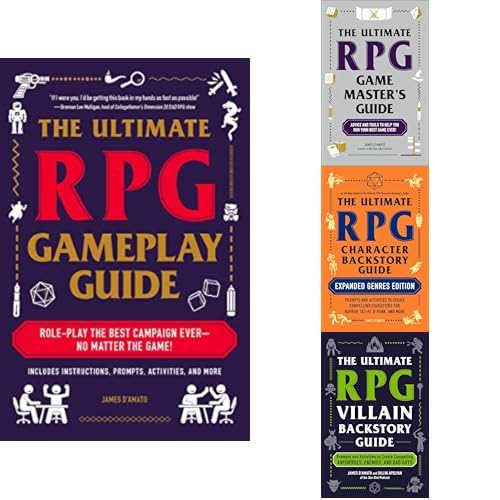 The Ultimate RPG Guide Set—With the Game Play Guide, Game Master's Guide, Character Backstory Guide, and Villain Backstory Guide!