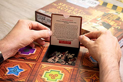 Escape Room: Puzzle Adventures - Secret of The Scientist Jigsaw Puzzle & Escape Room Board | 1-2 Players - Games for Family Game Night | for Kids and Adults Ages 16+ | English Version - style: The Secret of the Scientist