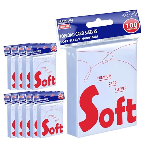 1000ct Card Sleeves - OPP Penny Sleeve for Trading Cards - Premium Toploader Inner - Fit 2.5"x3.5" Standard Trading Sports Game Cards - Ideal for Card Enthusiasts (1000 Pcs)