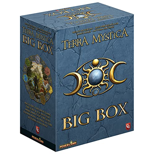 Capstone Games Terra Mystica Big Box Board Game for 2-5 Players - Strategic Fantasy Gameplay with Faction Powers, Land Development, Resource Management & Map Expansion - Ages 14+ | 60-150 Min Playtime - style: Big Box