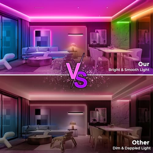 Neon RGB Rope Lights,IP67 Waterproof,Flexible Led Rope Lights,Control with App/Remote,Music Sync,for Gaming Room Living Bedroom Wall Decor (20FT) - size: 20FT
