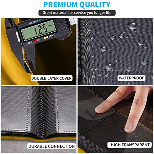 Upgraded 9 Pockets Trading Card Collection Binder, 360 Book Holder Album for Yugioh, MTG, TCG, Magic, Sports Cards - Yellow - color: Yellow