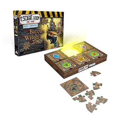 Escape Room The Game Puzzle Adventures: The Baron, The Witch and The Thief | Jigsaw Puzzle and Escape Room in One for Adults and Teens (English Version) - style: The Baron, the Witch & the Thief