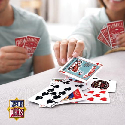 Masterpieces 92105: Farmall Case Ih - Playing Cards - Premium Quality, Educational, and Fun Activity for Kids and Families - Great Gift Idea for Holidays, Birthdays, and Everyday Playtime - style: Case IH
