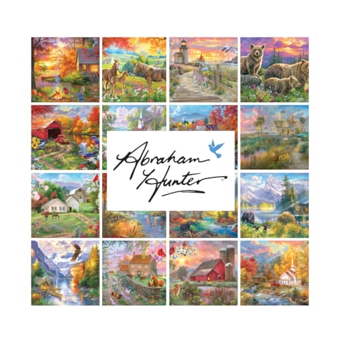 RoseArt - Abraham Hunter - Fairytale Cottage - 1000 Piece Jigsaw Puzzle for Adults - style: Fairytale Cottage