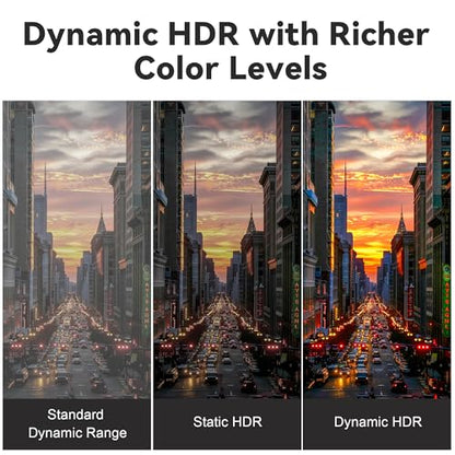 8K HDMI 2.1 Cable 25ft, Fiber Optic HDMI Cable, Ultra High Speed Thin HDMI Cord, 48Gbps, 8K@60Hz 4K@120Hz, Dynamic HDR, eARC, HDCP 2.2&2.3, 3D, for HDTV Monitor Game Laptop Xbox PS4/PS5 - size: 25ft/7.5m