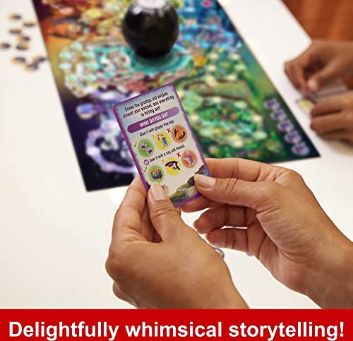 Mattel Games Magic 8 Ball Magical Encounters Board Game for Kids & Families, Cooperative Player Game with Real Magic 8 Ball - style: Board Game